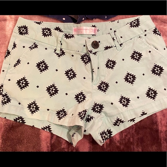 No Boundaries Patterned Shorts - Picture 2 of 5
